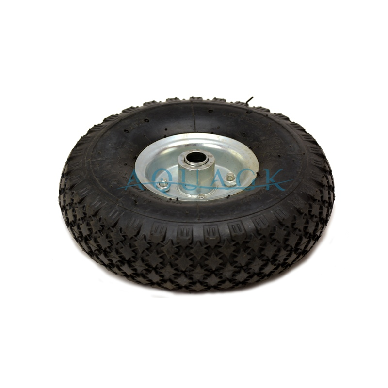 4  Lufträder Luftreifen Luftrad Räder Reifen Sackkarre Metallfelge verzinkt 
