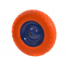 Schubkarrenrad PU 4.00-8 Schubkarre Ersatz-Rad Rad voll 40 cm Orange