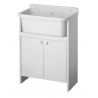 Set Ausgußbecken 55cm mit Unterschrank
